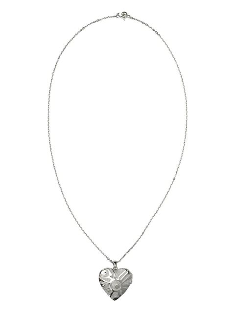 PUCCI heart pendant necklace - Silver