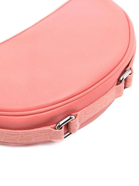 BY FAR Gib crocodile-embossed shoulder bag - Pink - zdjęcie produktu nr 2