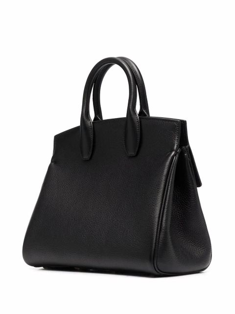 Ferragamo The Studio leather tote bag - Black
