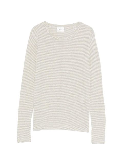 MARANT ÉTOILE Kaaron striped T-shirt - Neutrals - zdjęcie produktu nr 1