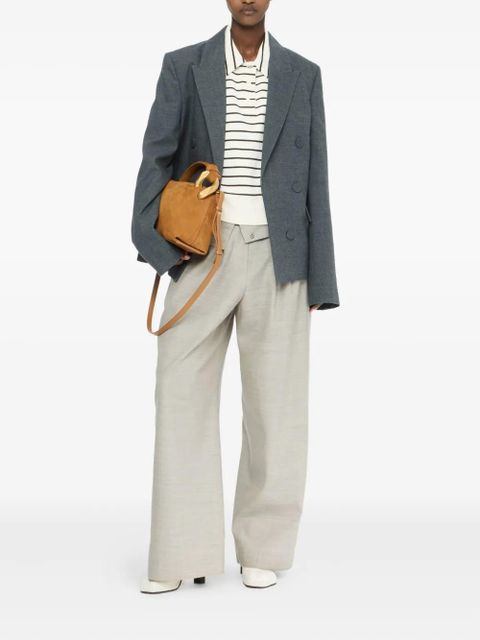 JW Anderson double-breasted wool blazer - Grey