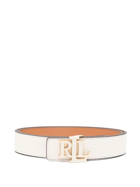 Lauren Ralph Lauren logo-buckle belt - White - zdjęcie produktu nr 1