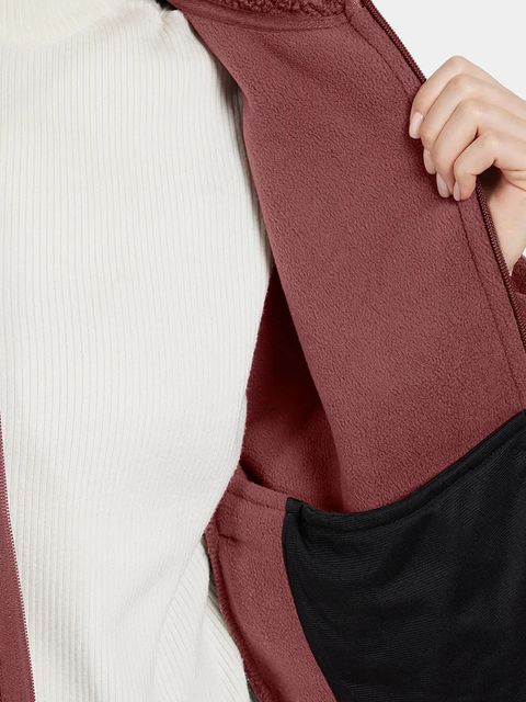 Didriksons bluza MELLA damska kolor brązowy gładka 505446