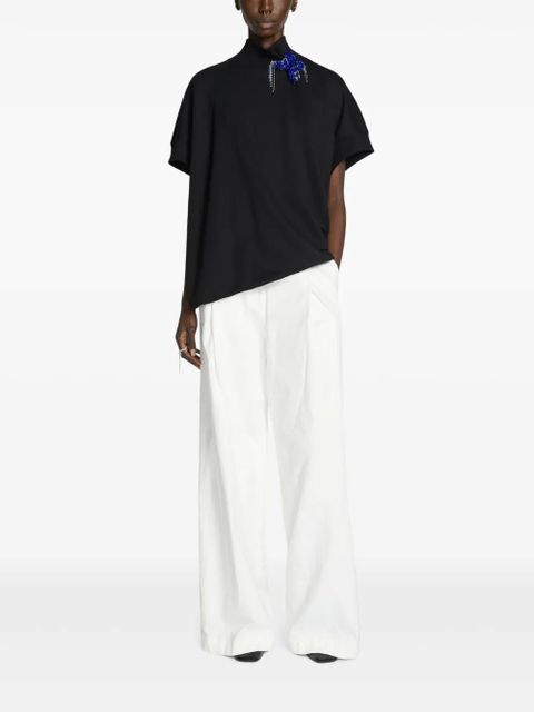 DRIES VAN NOTEN wide-leg trousers - White - zdjęcie produktu nr 2