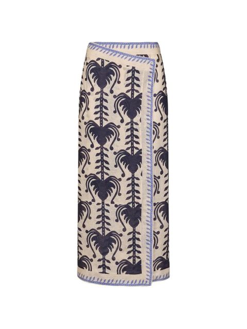Johanna Ortiz Deep Blue Sea midi skirt - Neutrals - zdjęcie produktu nr 1