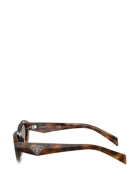 Prada Eyewear oval-frame sunglasses - Brown