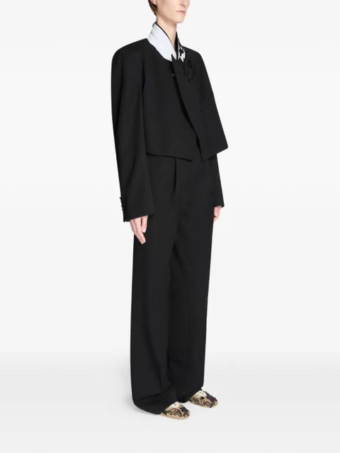 DRIES VAN NOTEN tailored trousers - Black