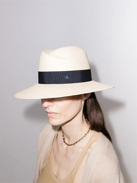 Maison Michel Virginie straw Fedora hat - Neutrals - zdjęcie produktu nr 2