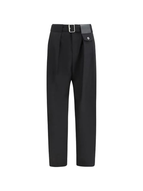 LOEWE pleated trousers - Black - zdjęcie produktu nr 1