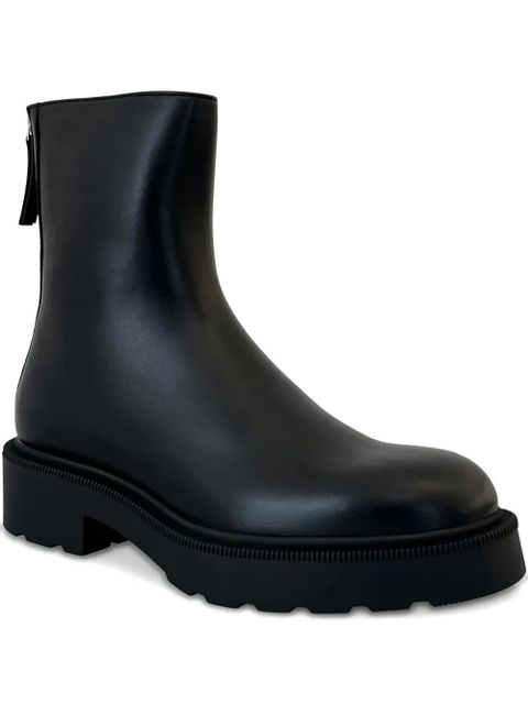 The Row Nobilis leather boots - Black - zdjęcie produktu nr 1