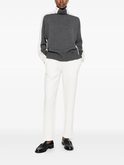 TWINSET elasticated-waistband trousers - White - zdjęcie produktu nr 2