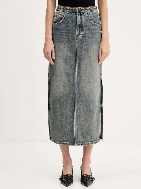 Miss Sixty spódnica jeansowa kolor niebieski maxi prosta 6S3KJ52100 - zdjęcie produktu nr 1