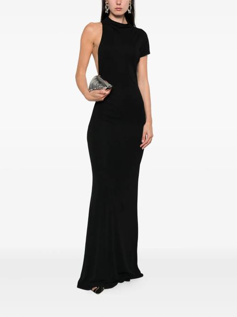 TOM FORD asymmetric gown - Black - zdjęcie produktu nr 2