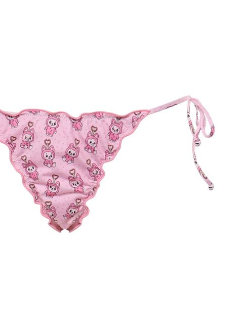 MC2 Saint Barth ruffled-trims bikini - Pink