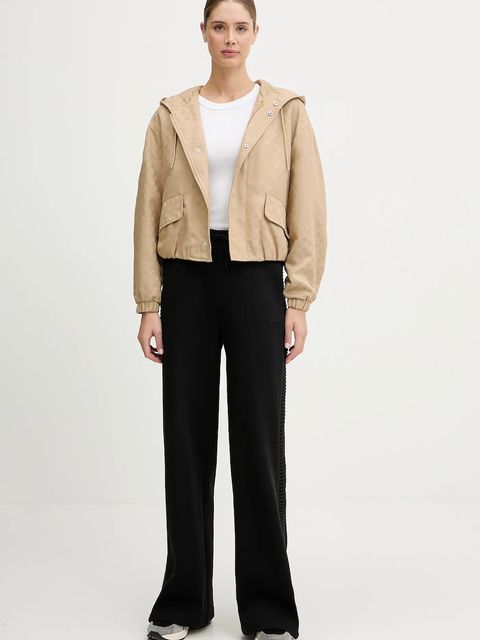 Guess kurtka PEONY kolor beżowy przejściowa V5YL02 WH492 - zdjęcie produktu nr 2