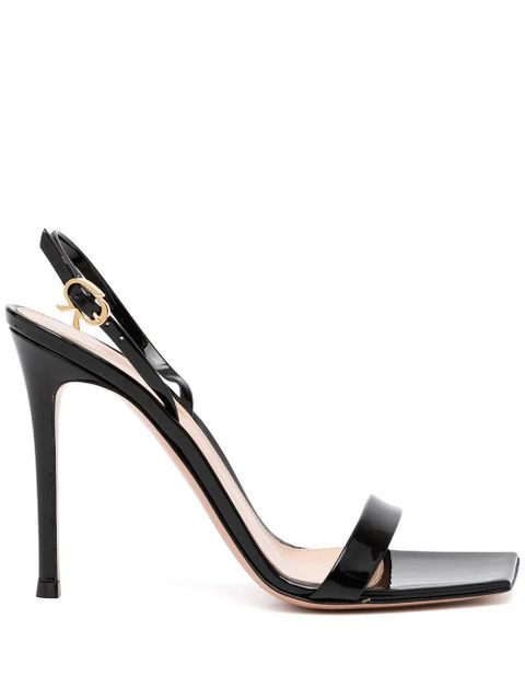 Gianvito Rossi Ribbon 105mm stiletto sandals - Black - zdjęcie produktu nr 1