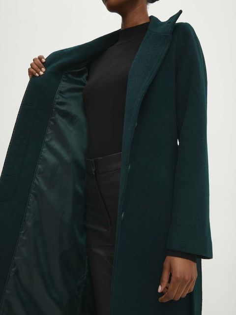 Answear Lab płaszcz wełniany