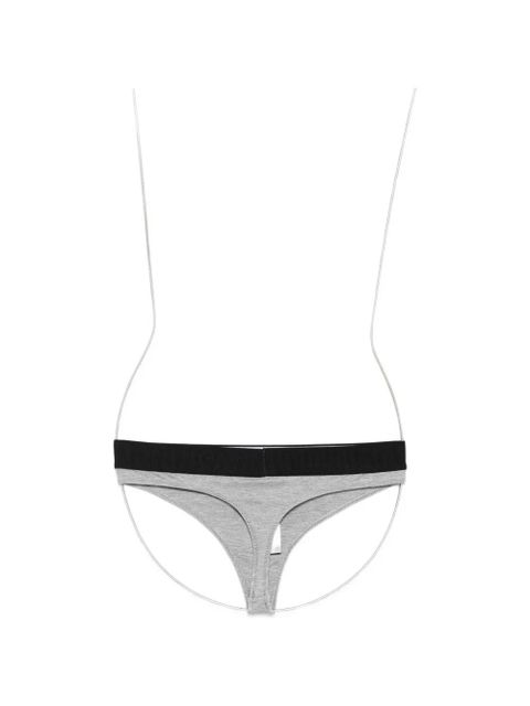 TOM FORD logo-waistband thong - Grey - zdjęcie produktu nr 2