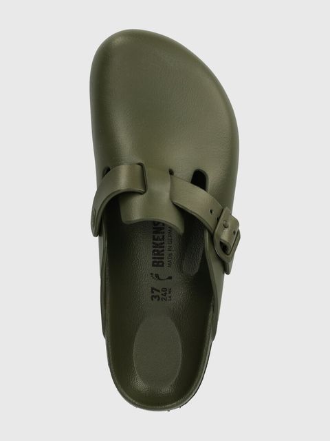 Birkenstock klapki Boston Eva damskie kolor zielony 1026238