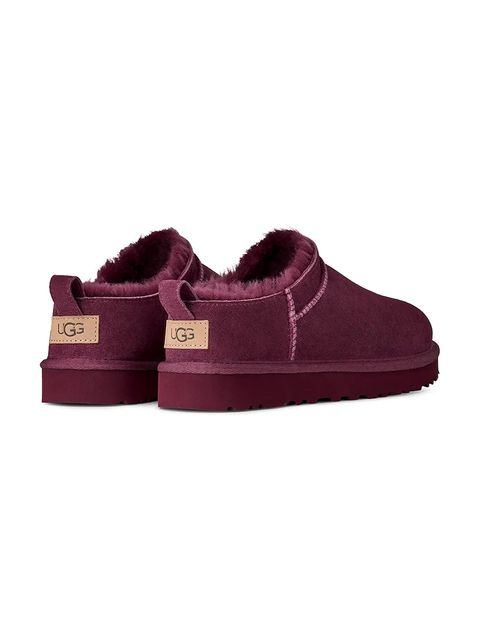 UGG kapcie zamszowe Classic Micro kolor różowy 1173891.BTMG - zdjęcie produktu nr 2
