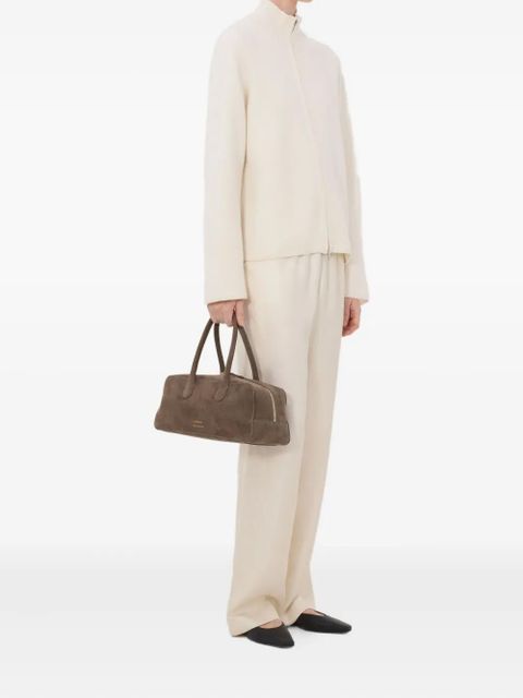 LouLou de Saison Gabi zipped stand-collar cardigan - Neutrals