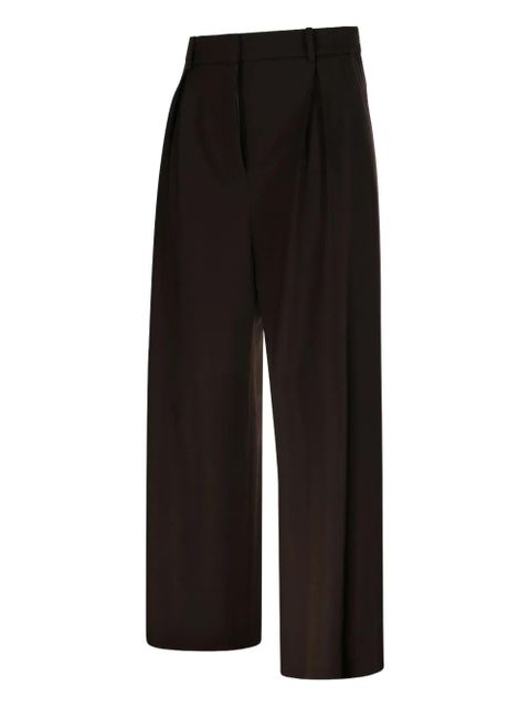 LOEWE pleat-detail trousers - Brown