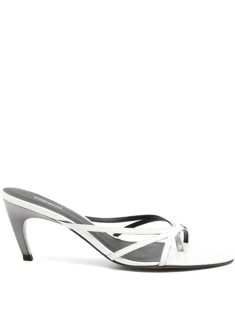 Coperni 75mm leather mules - White - zdjęcie produktu nr 1