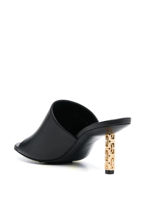 Givenchy G Cube 75mm leather mules - Black
