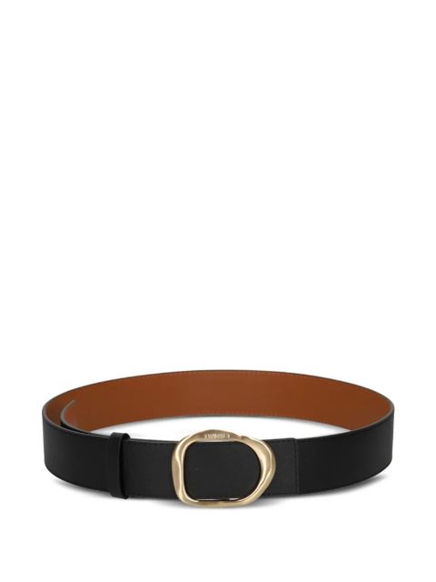 TWINSET buckle leather belt - Black - zdjęcie produktu nr 1