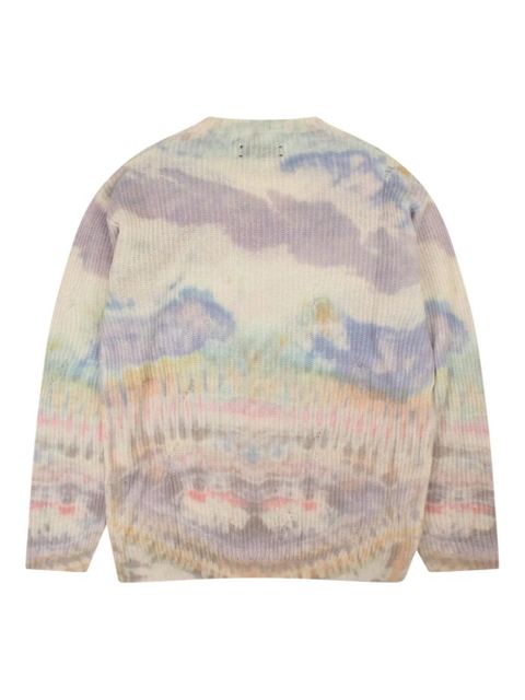 AMIRI tie-dye cashmere jumper - Neutrals - zdjęcie produktu nr 2
