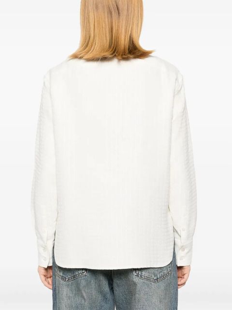 Golden Goose 3D-check shirt - White