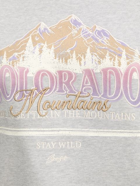 BOSS Orange bluza bawełniana damska kolor szary wzorzysta 50549186