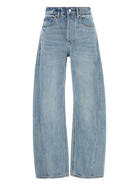 Alexander Wang logo-patch jeans - Blue - zdjęcie produktu nr 1