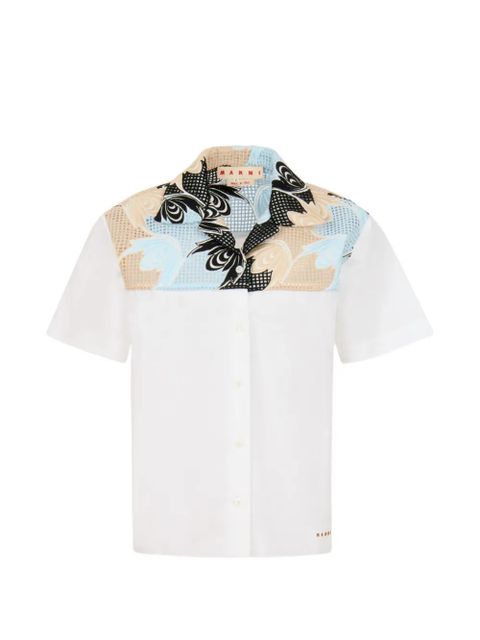 Marni mesh floral shirt - White - zdjęcie produktu nr 1