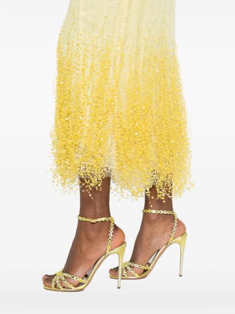 Simkhai lace midi dress - Yellow