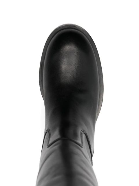 Paris Texas nappa-leather flat boots - Black - zdjęcie produktu nr 2