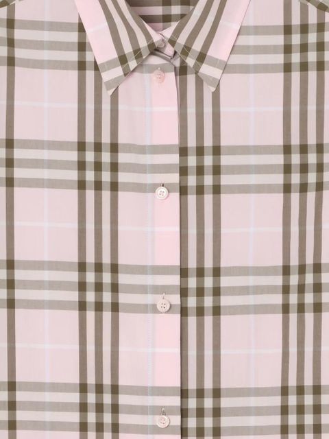 Burberry regular-fit Check cotton shirt - Pink