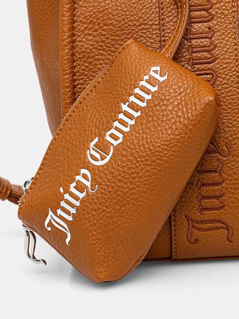 Juicy Couture torebka Iris Embroidery kolor brązowy BIJIR8946WVP
