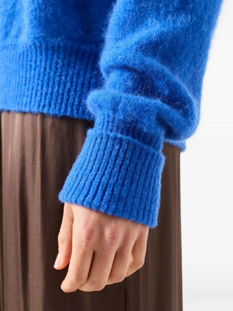 American Vintage Vitow long-sleeve sweater - Blue