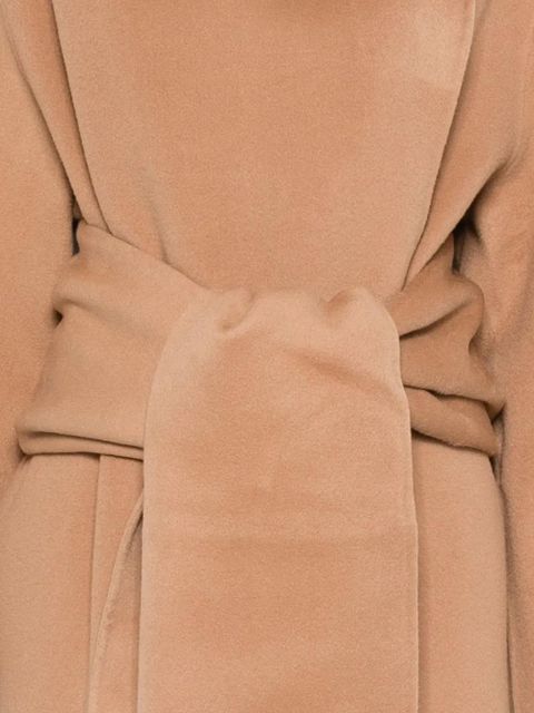 Aya Muse belted felted coat - Neutrals