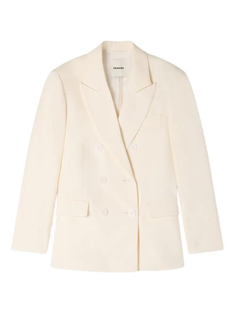 SANDRO double-breasted blazer - Neutrals - zdjęcie produktu nr 1