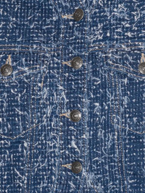 ROTATE BIRGER CHRISTENSEN long-sleeve denim jacket - Blue
