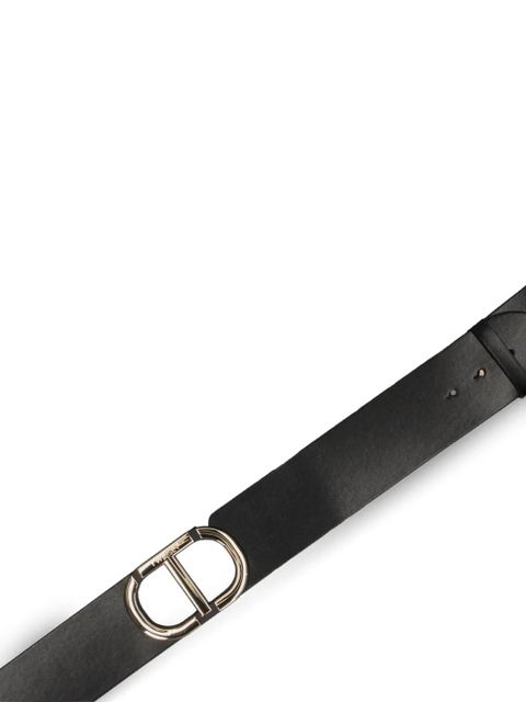 TWINSET logo-buckle belt - Black