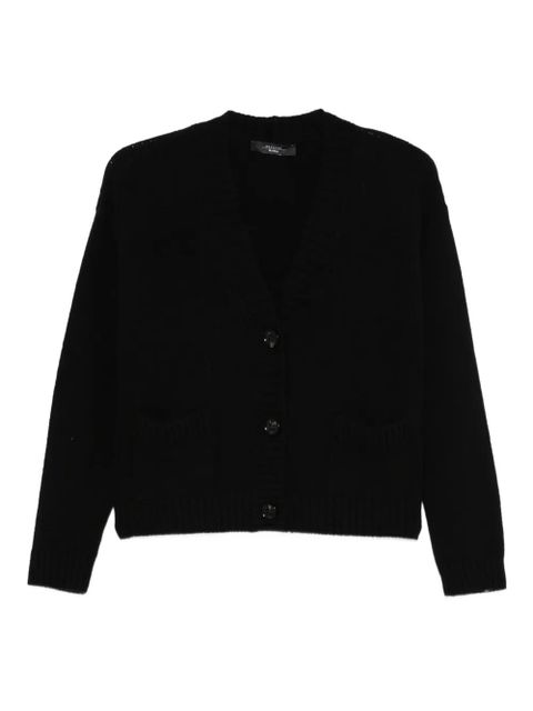 Weekend Max Mara virgin wool cardigan - Black - zdjęcie produktu nr 1