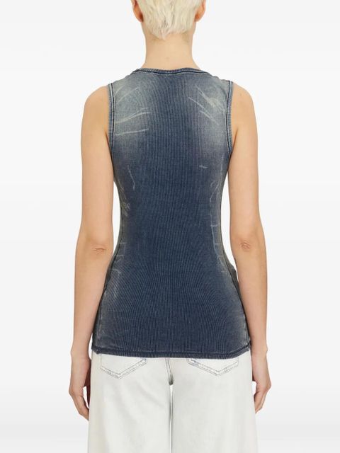 Diesel ribbed tank top - Blue