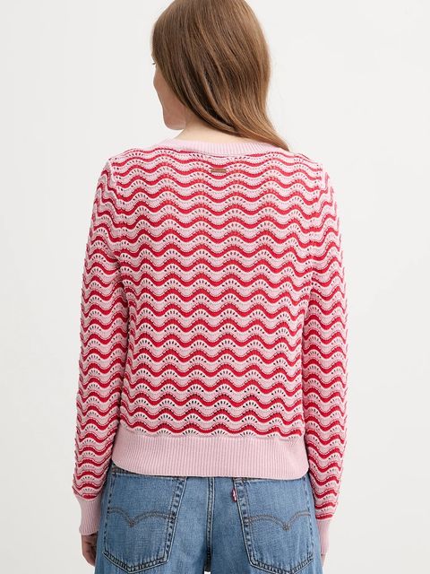 Levi's sweter bawełniany FLORENCE PNTLLE SWEATER