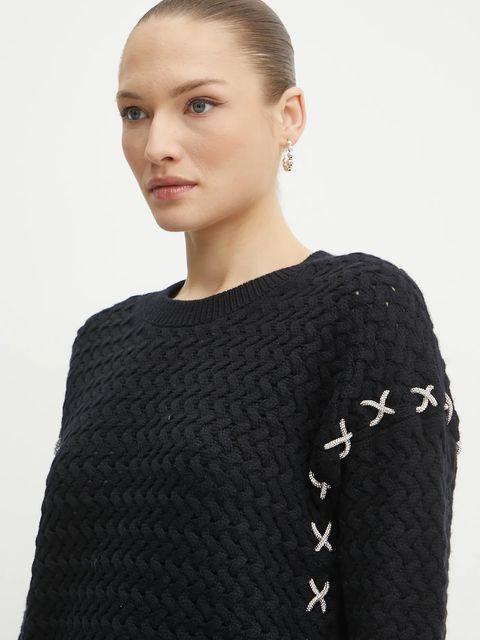 Guess sweter z domieszką wełny ELLISS