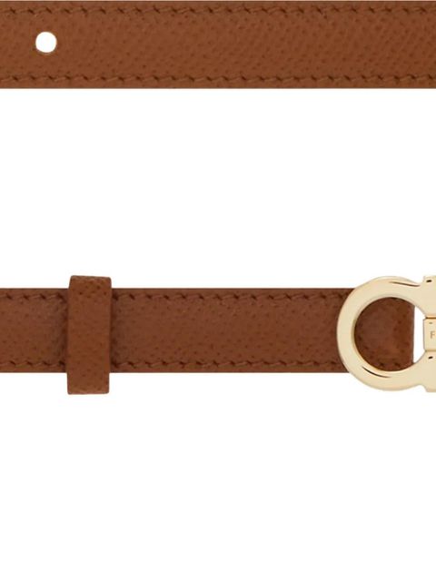 Ferragamo natural logo belt - Brown