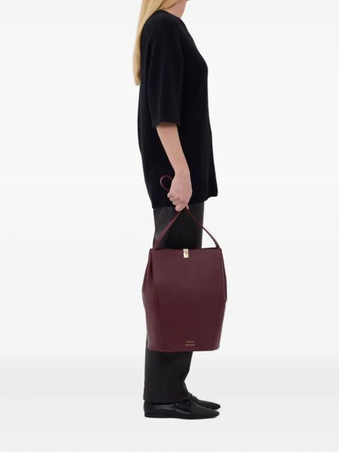 LouLou de Saison Raven short-sleeve crew-neck sweater - Black