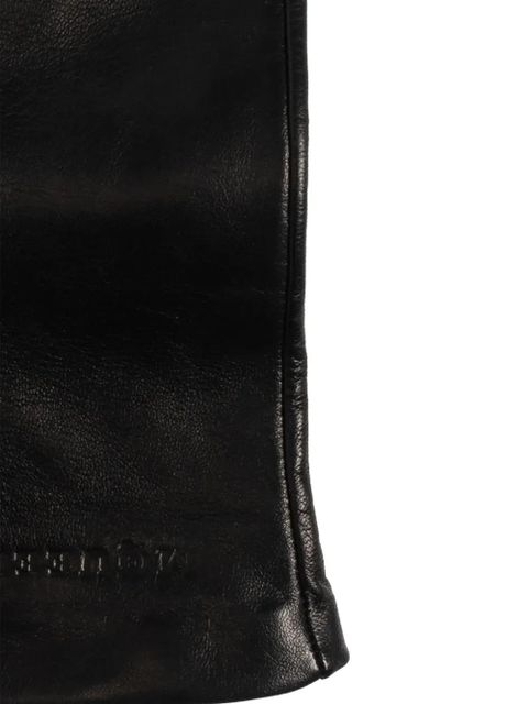 Alexander McQueen logo-detail gloves - Black